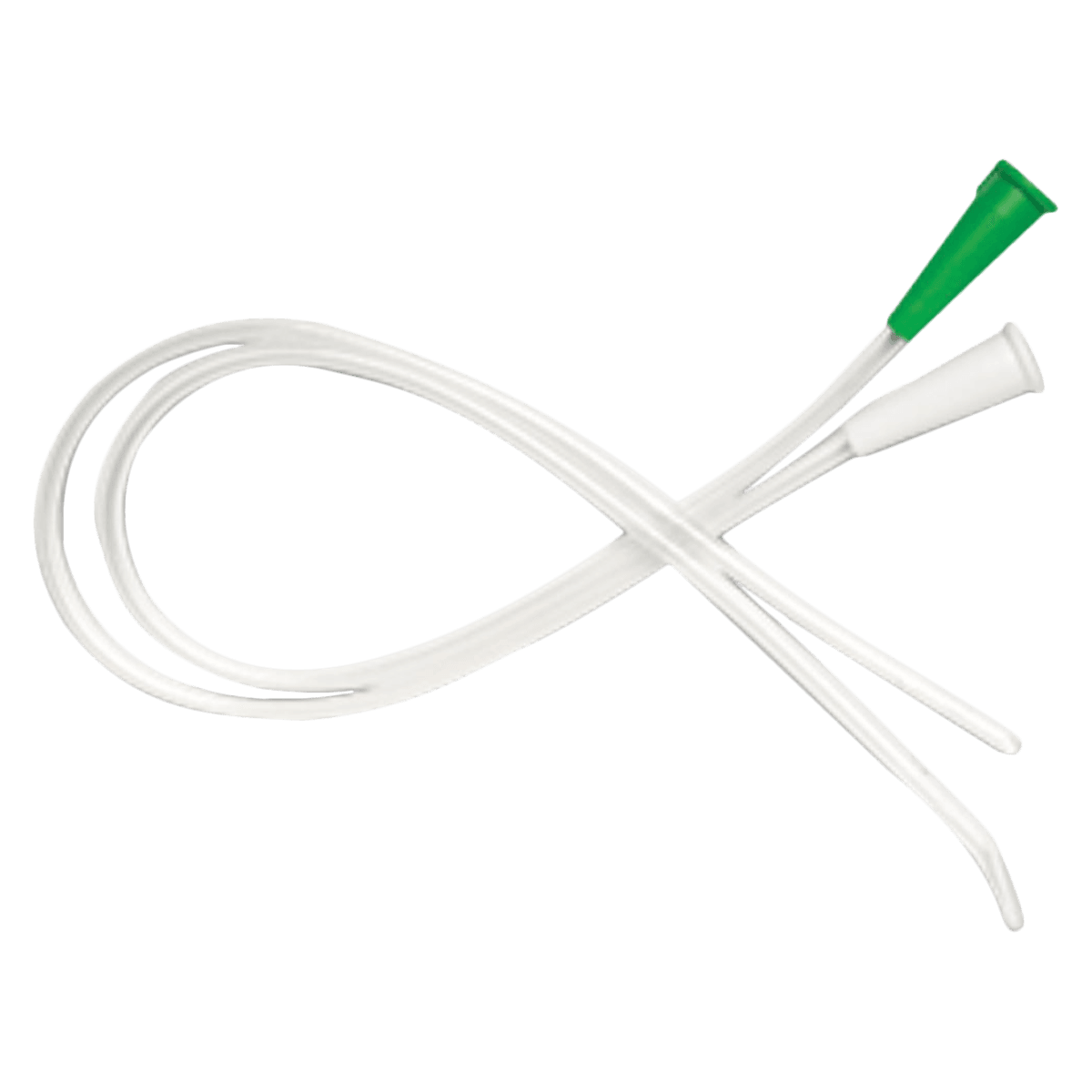 EasyCath Female Intermittent Catheter, Straight Tapered Tip, PVC, 12 Fr
