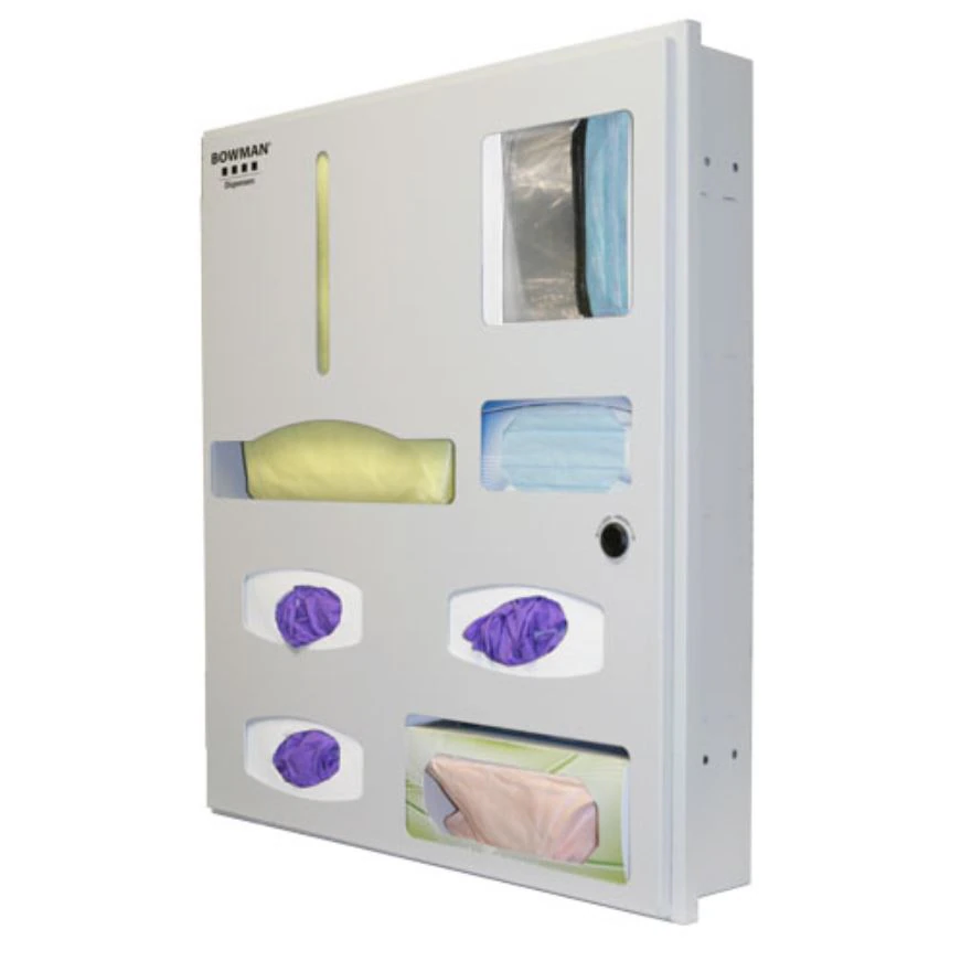 Marketlab System Dispensing PPE Semi-Recessed Steel Dispenser