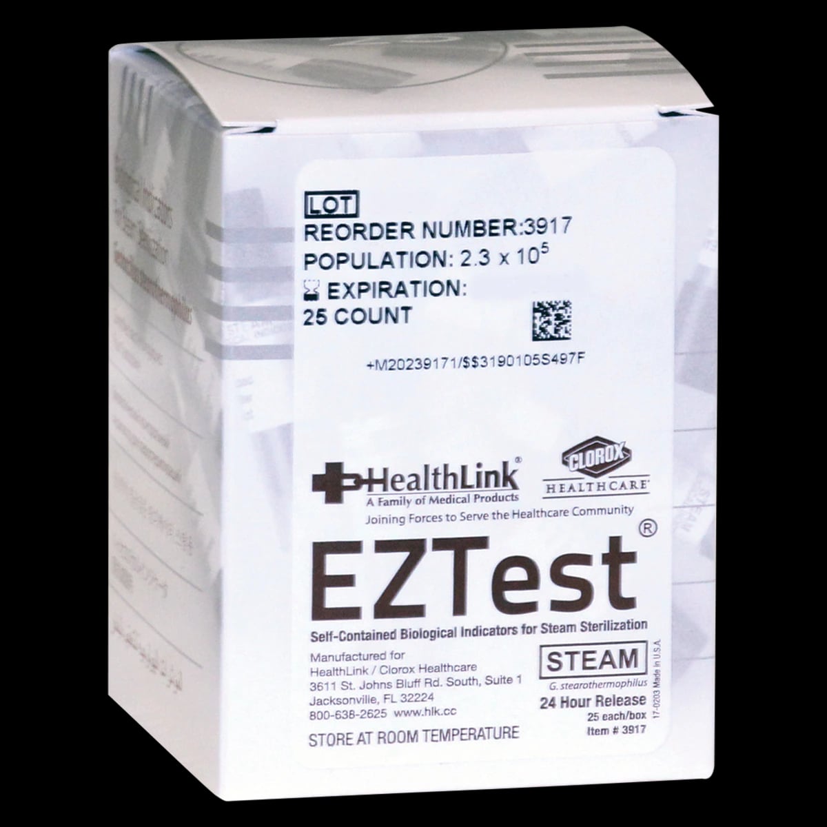 EZTest Steam Biological ProTest Ampule Indicator, 25/Box