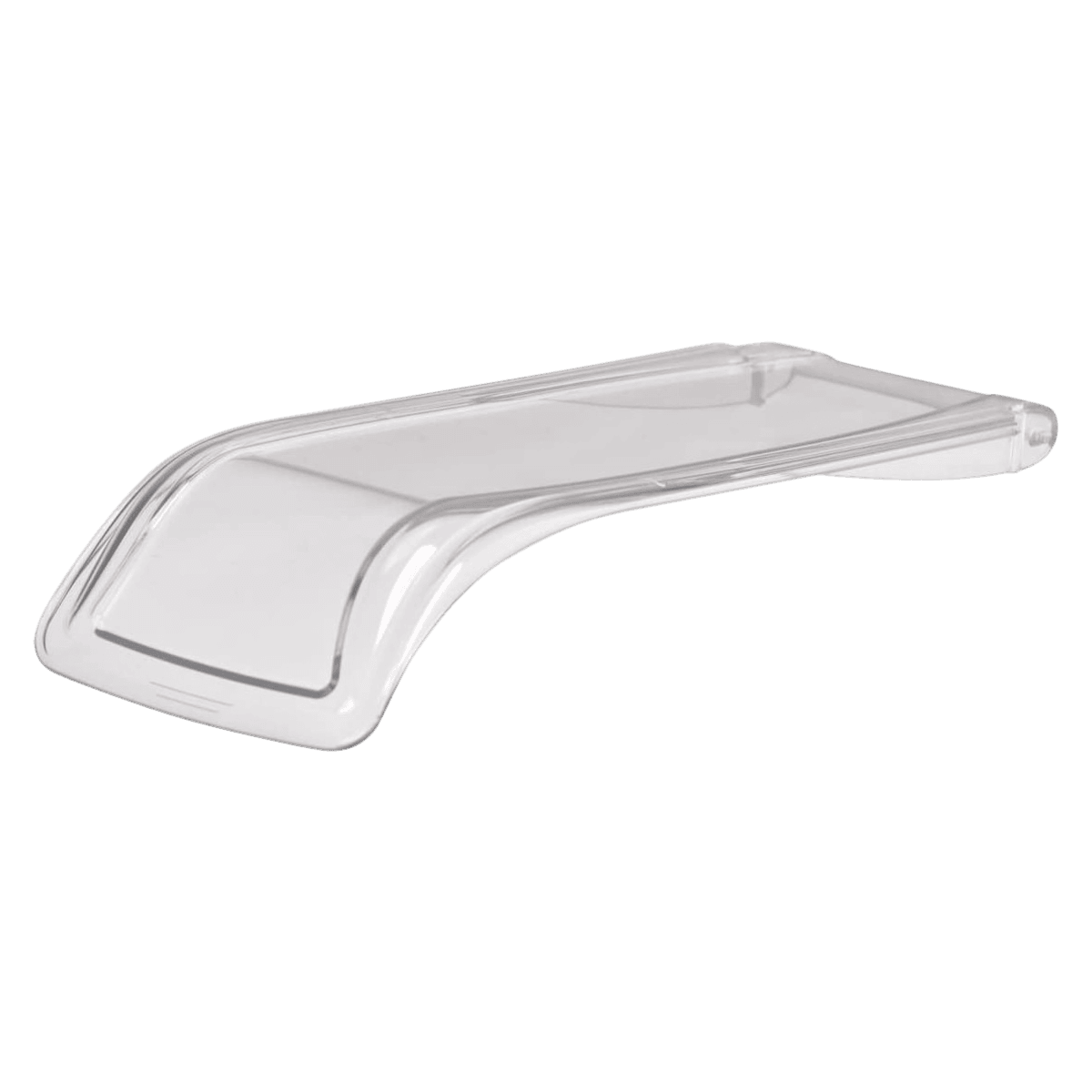 Akro-Mils Insight Lid, Clear Polycarbonate, 7-3/8 x 4-1/8 x 3 in, 16/Case