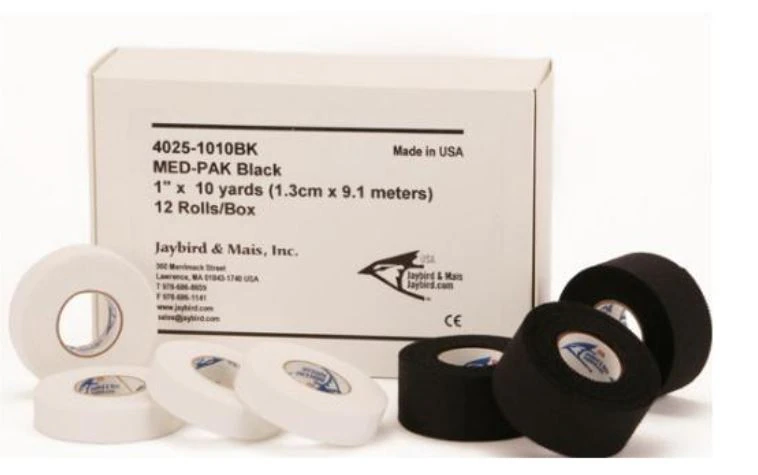 Med-Pak Bandaging Tape, Cloth, 1" x 10 yards, White, Latex-Free, 144/Case
