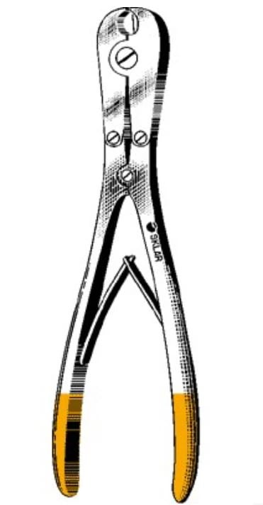 Sklar Instruments Cutter TC Pin Double Action Blunt, 7", Stainless Steel/Tungsten Carbide, Non-Sterile, Reusable, 01KT0J08QYYD2CHGK4FAHA3TKF