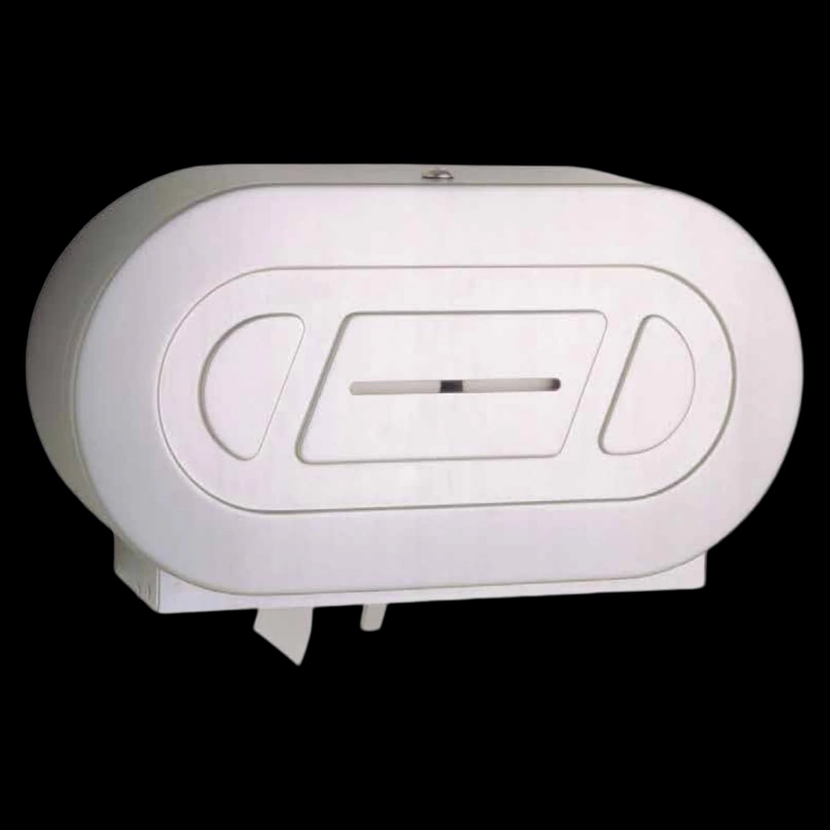 Bobrick Toilet Tissue Dispenser, Twin Roll, Stainless Steel