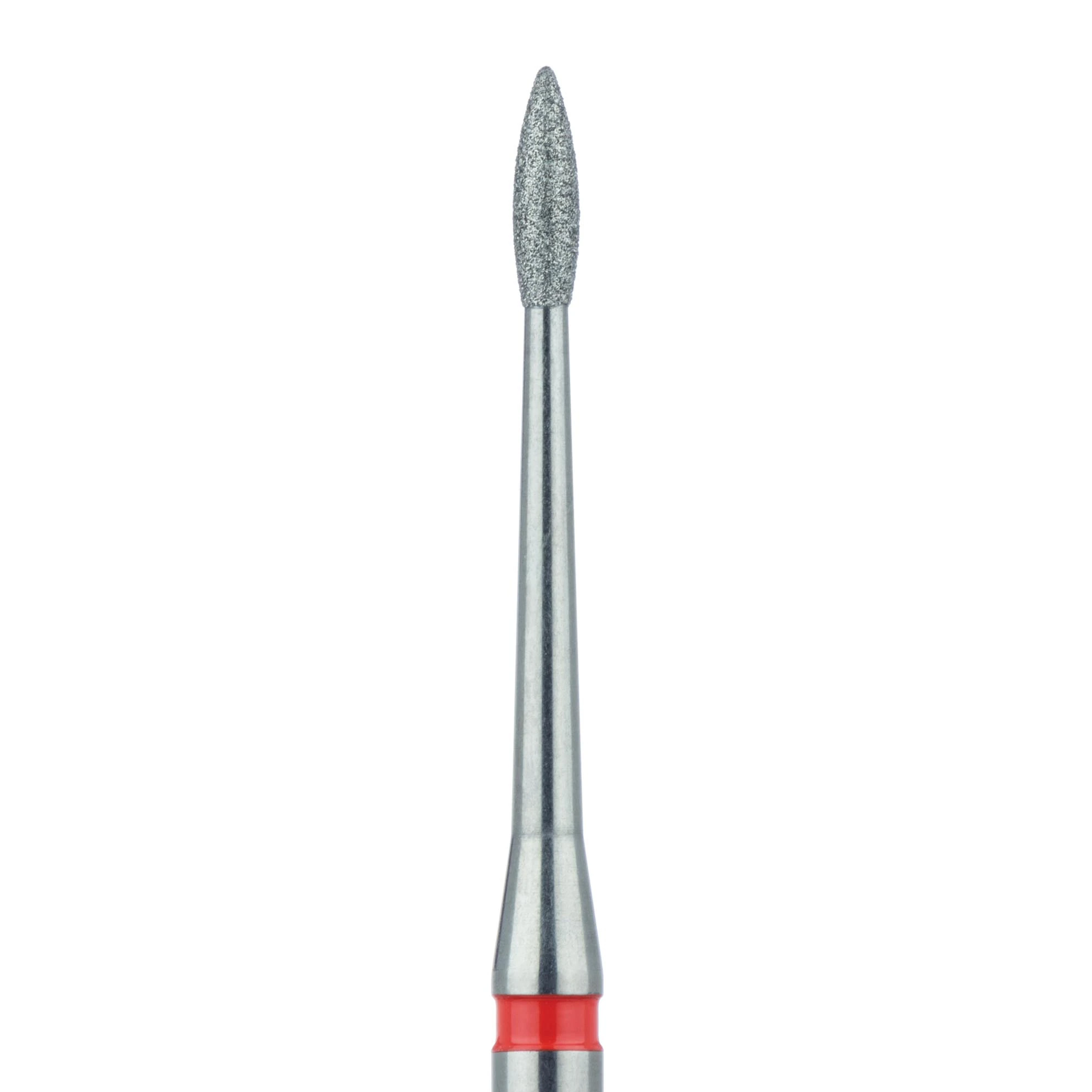 Meisinger 830LF-014-RAX Diamond Bur, Fine Grit, Long Pointed Football, 1.4 mm, RA (Latch) Shank, 5/Pack