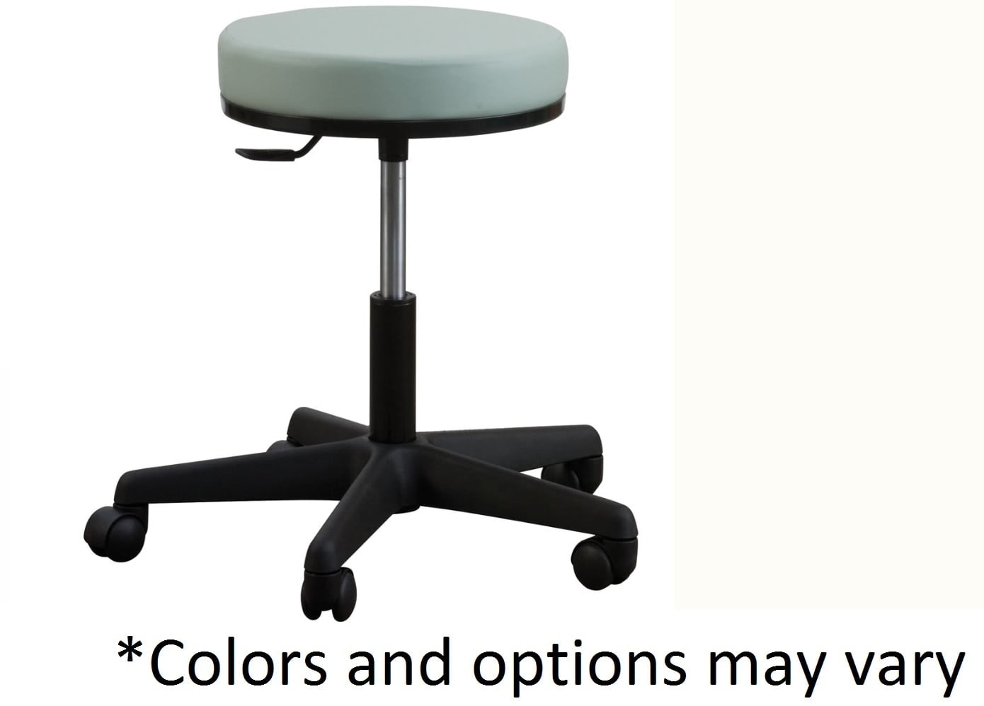 Oakworks Premium Exam Stool, Pure White, 18-24" Height Adjustable, 300 lb Capacity