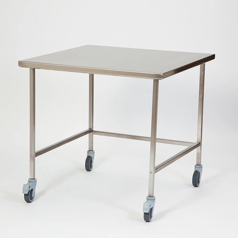 Health Care Logistics Stainless Steel Equipment Table, 36"W x 34"D x 36"H