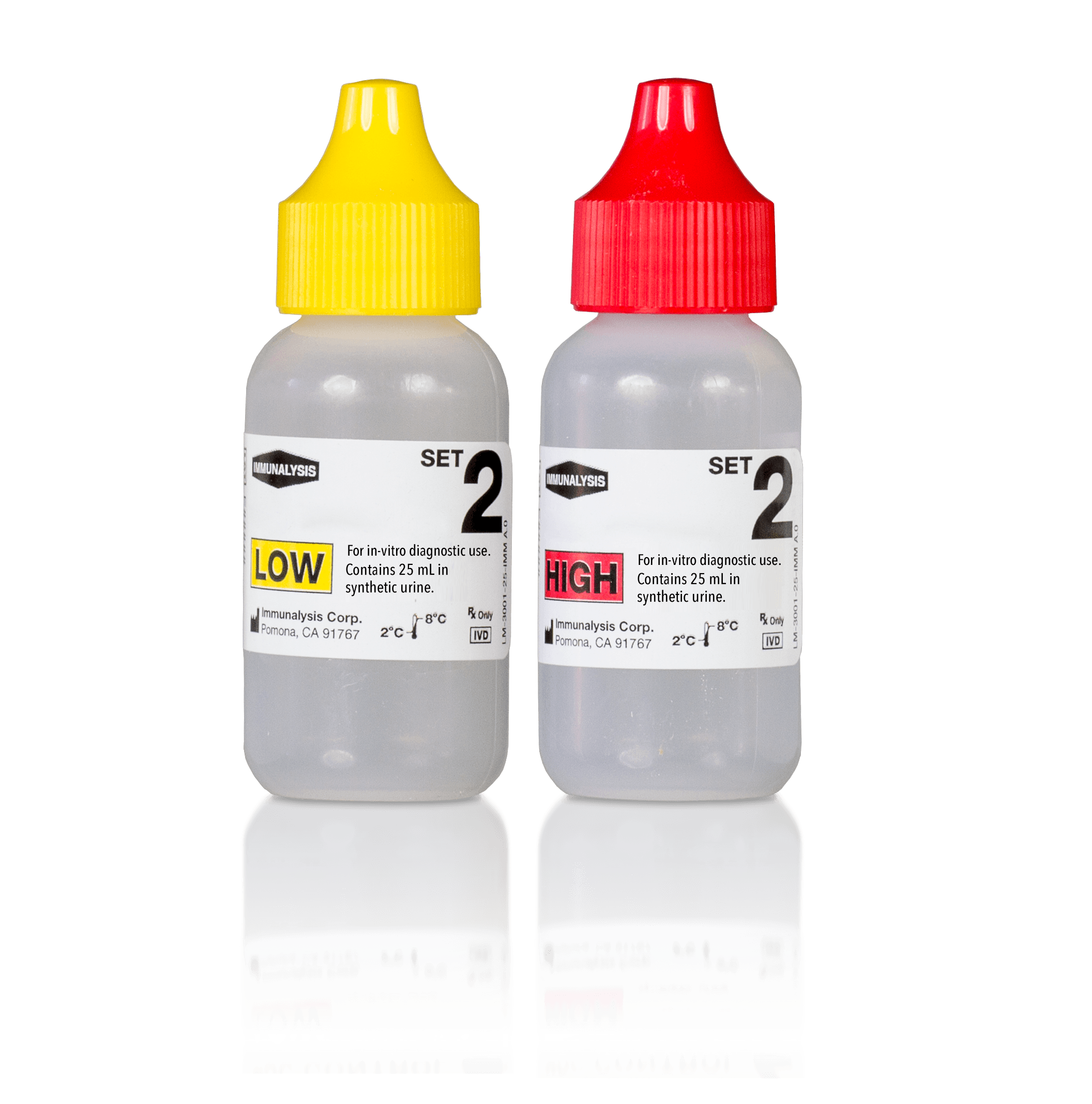 THC Control Set, Urine HEIA, Tetrahydrocannabinol 375ng Control, 62.5ng/mL, 2/Box