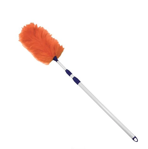Impact Products Adjustable Lambswool Duster, White, 60" Overall Length