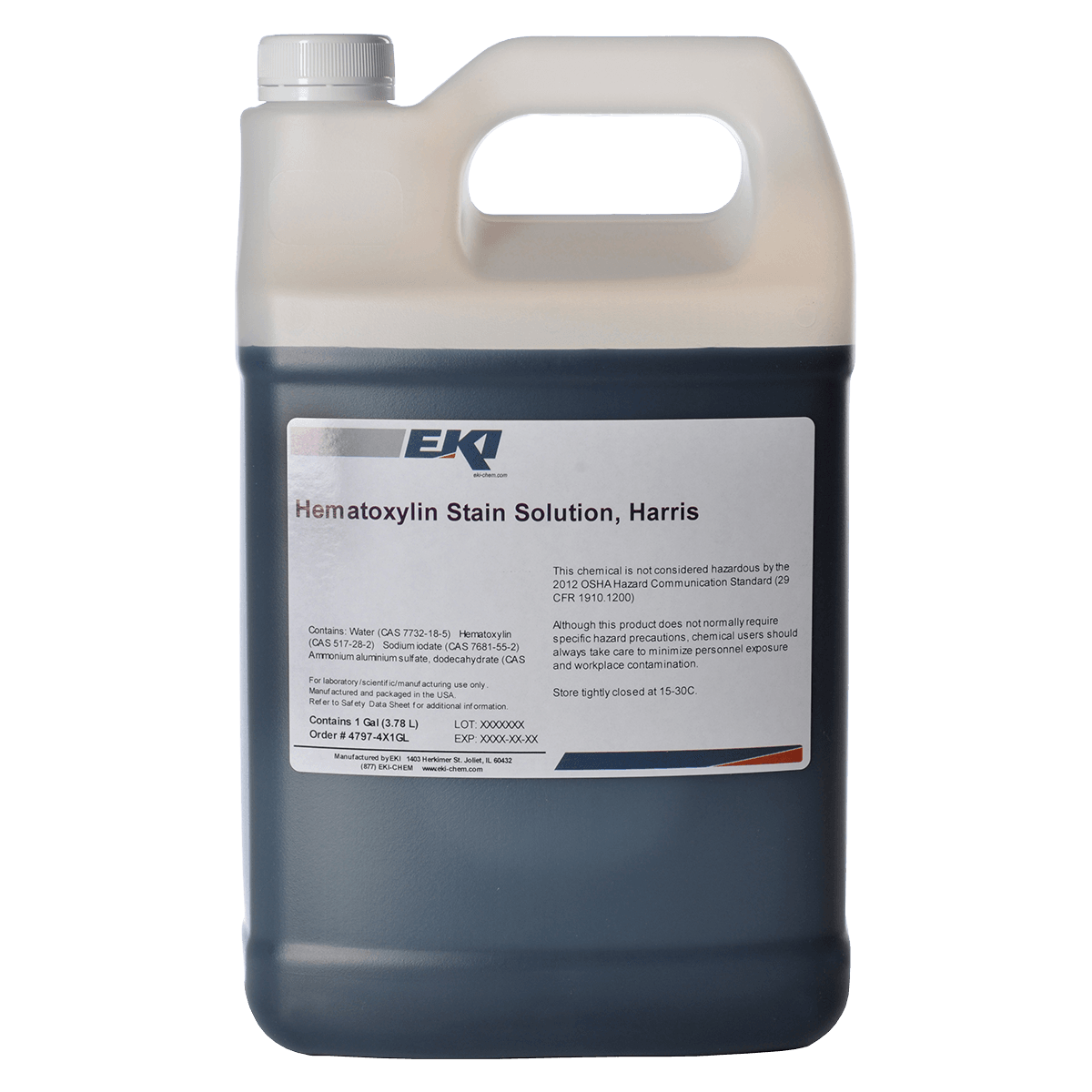 Harris Hematoxylin Stain, 1 Gallon (3.8 L) Bottle