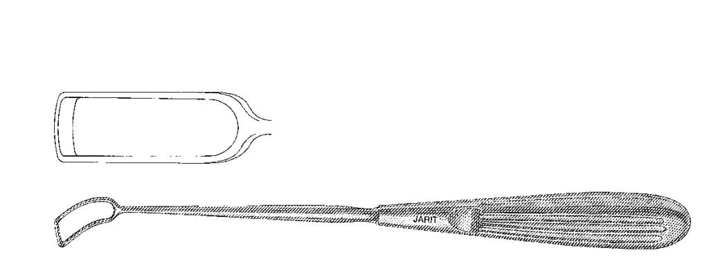 Jarit Curette Adenoid Middleton 9"