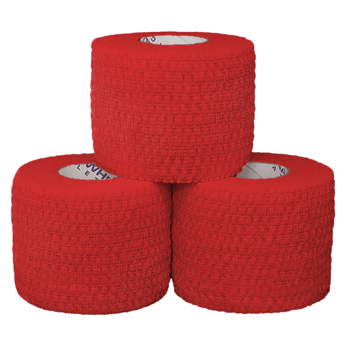 Arrowhead Athletics Lite-Guard Cotton Athletic Tape, 2" x 10 yd, Red, Non-Sterile, Latex-Free, 24 Rolls/Case