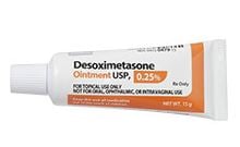 Desoximetasone Cream 0.25%, 15g Tube