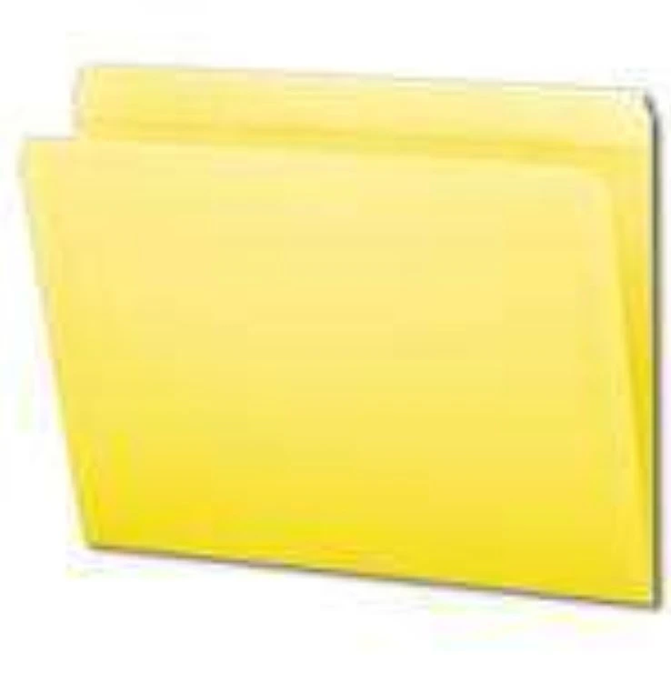S&W Manufacturing Top Tab File Folder, Letter Size, Red, 500/Case