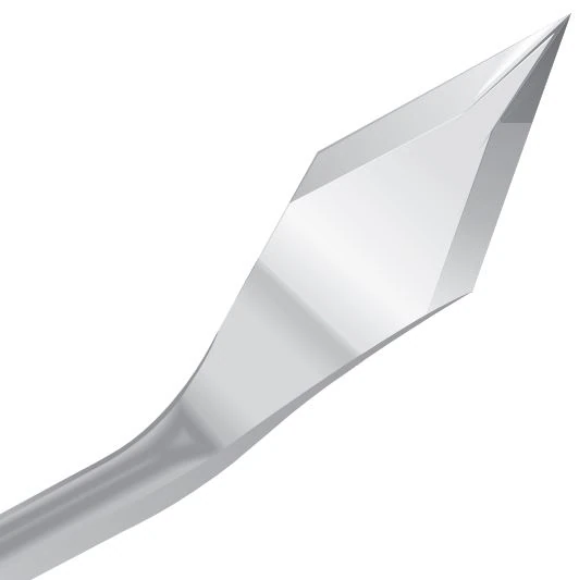 Katena Slit Knife, Angled, Clear Control 3D, 6/Box