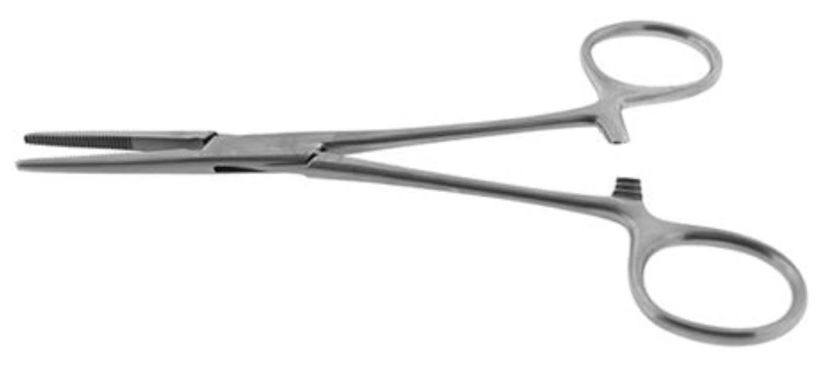 Kelly Forceps, Curved, 7"