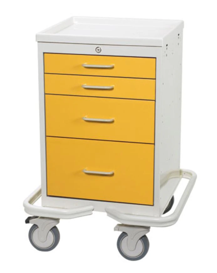 MPD Medical Systems Isolation Mini Tower Cart, 4 Drawer