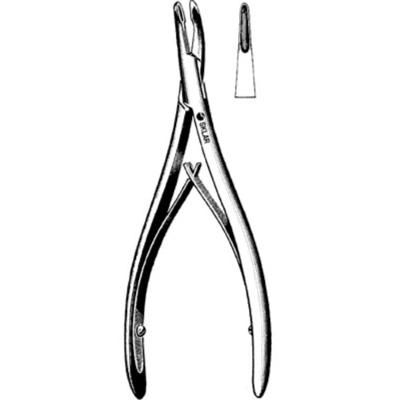 Sklar Instruments Rongeur Lembert Straight, Stainless Steel, Non-Sterile, Reusable, 6-1/4"