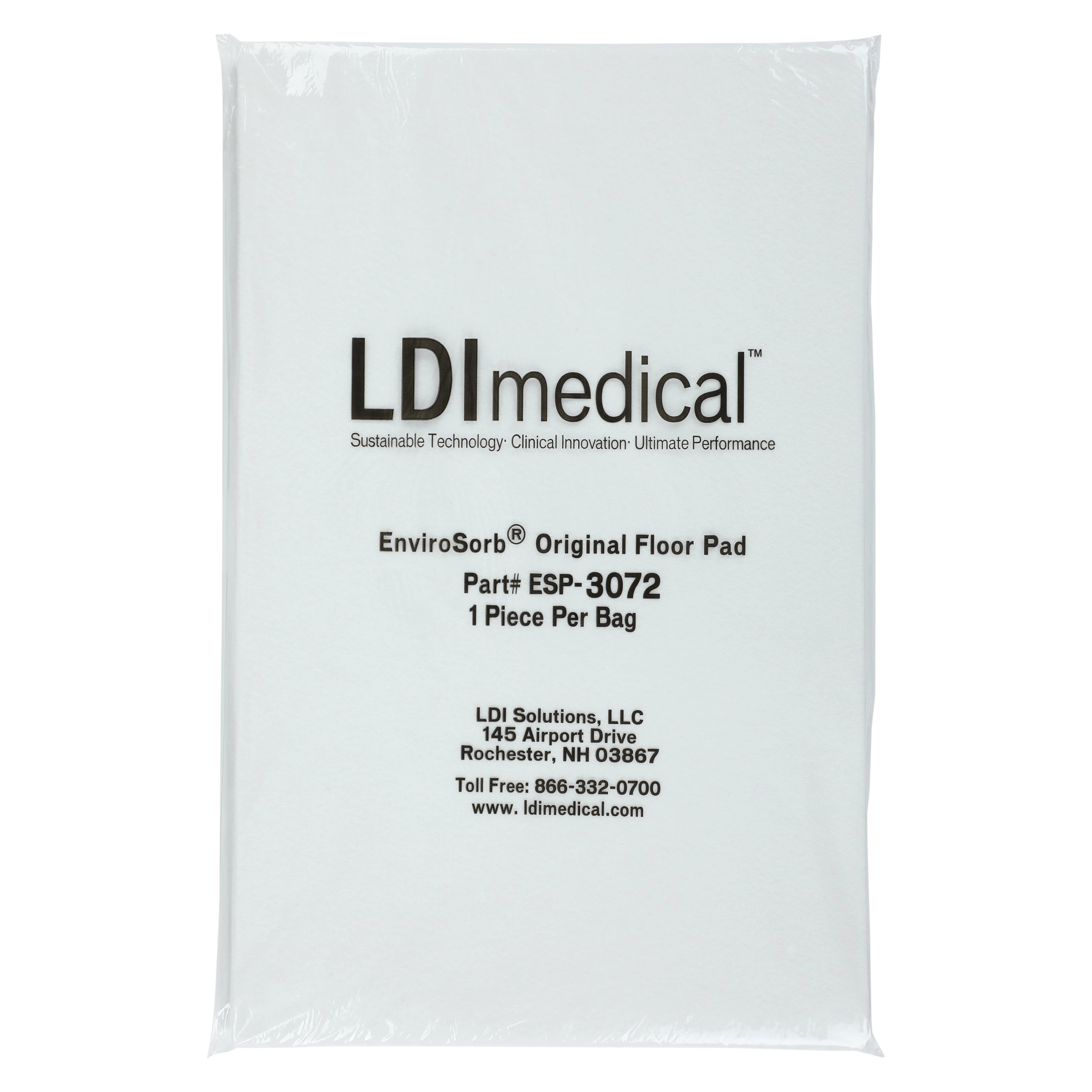 EnviroSorb Surgical Floor Pad, 30" x 72", LDI Corporation