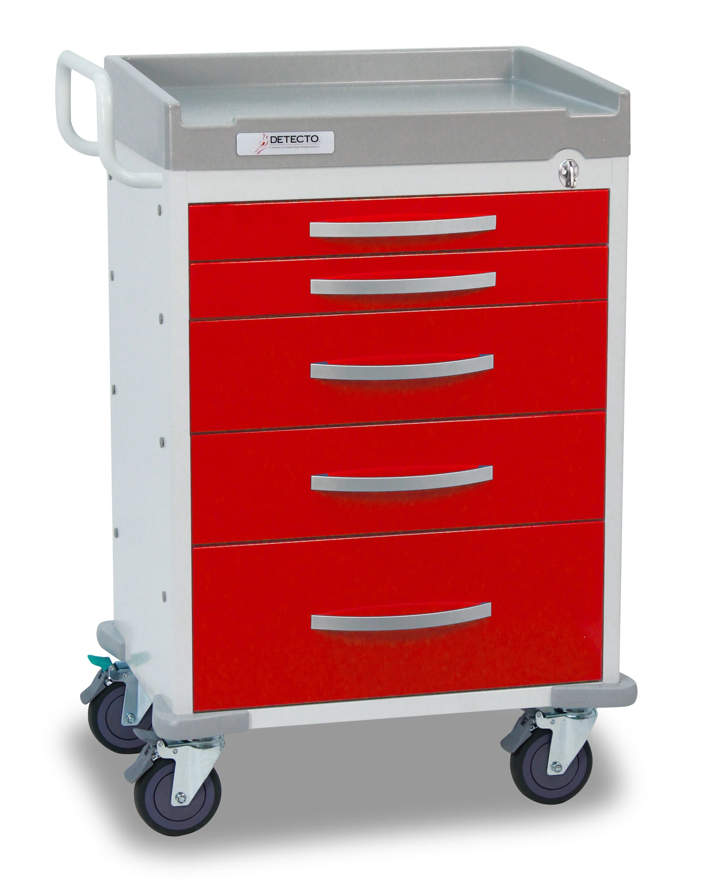 Detecto Rescue Complete Emergency Cart, 5 Drawer