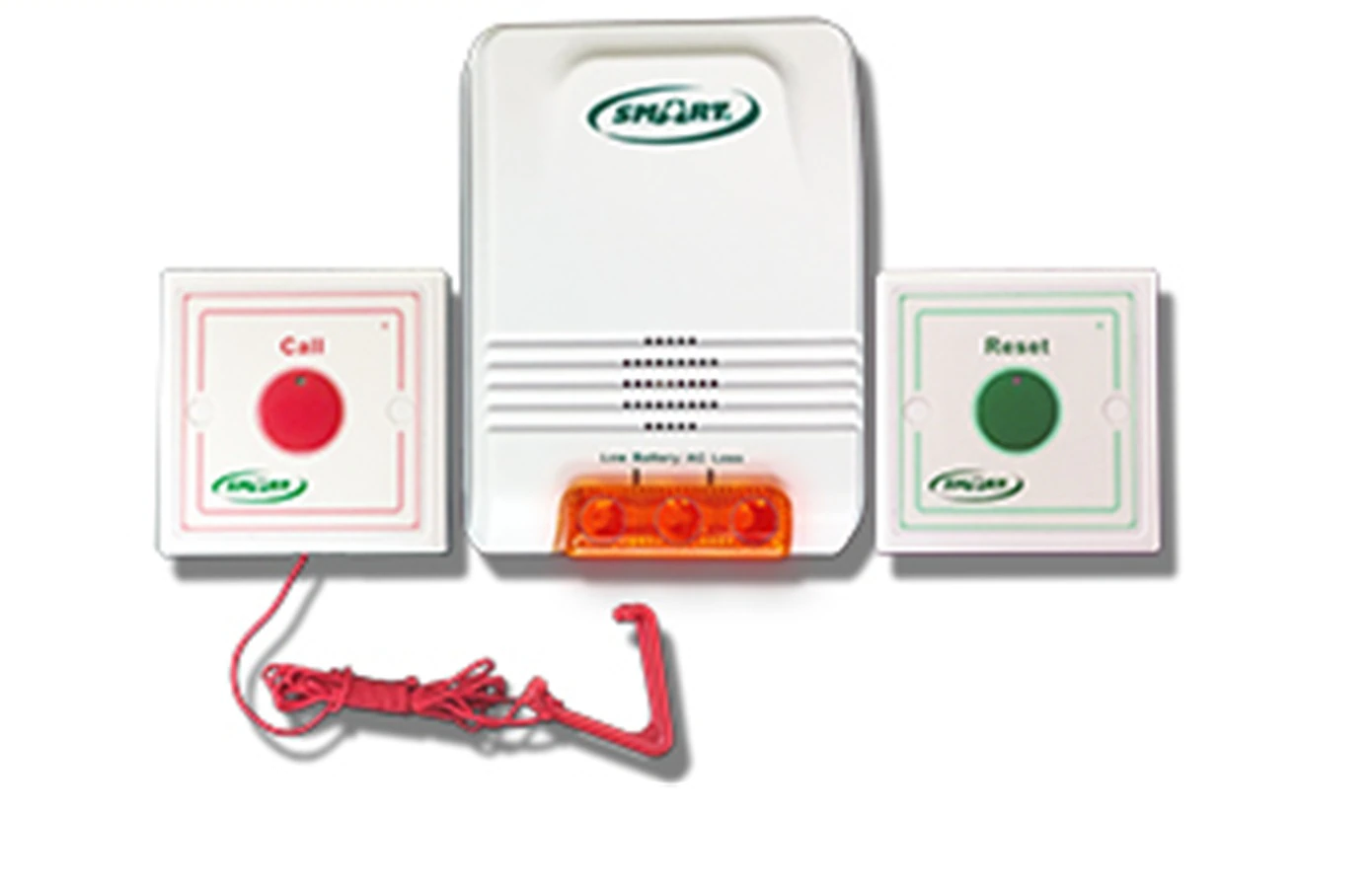 Smart Caregiver Corp System Nurse Call, White/Red/Green