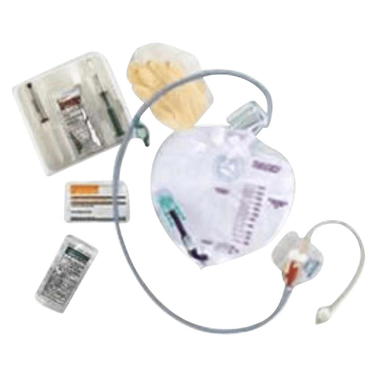 Bard Lubri-Sil Foley Catheter Tray, Silicone, 16Fr
