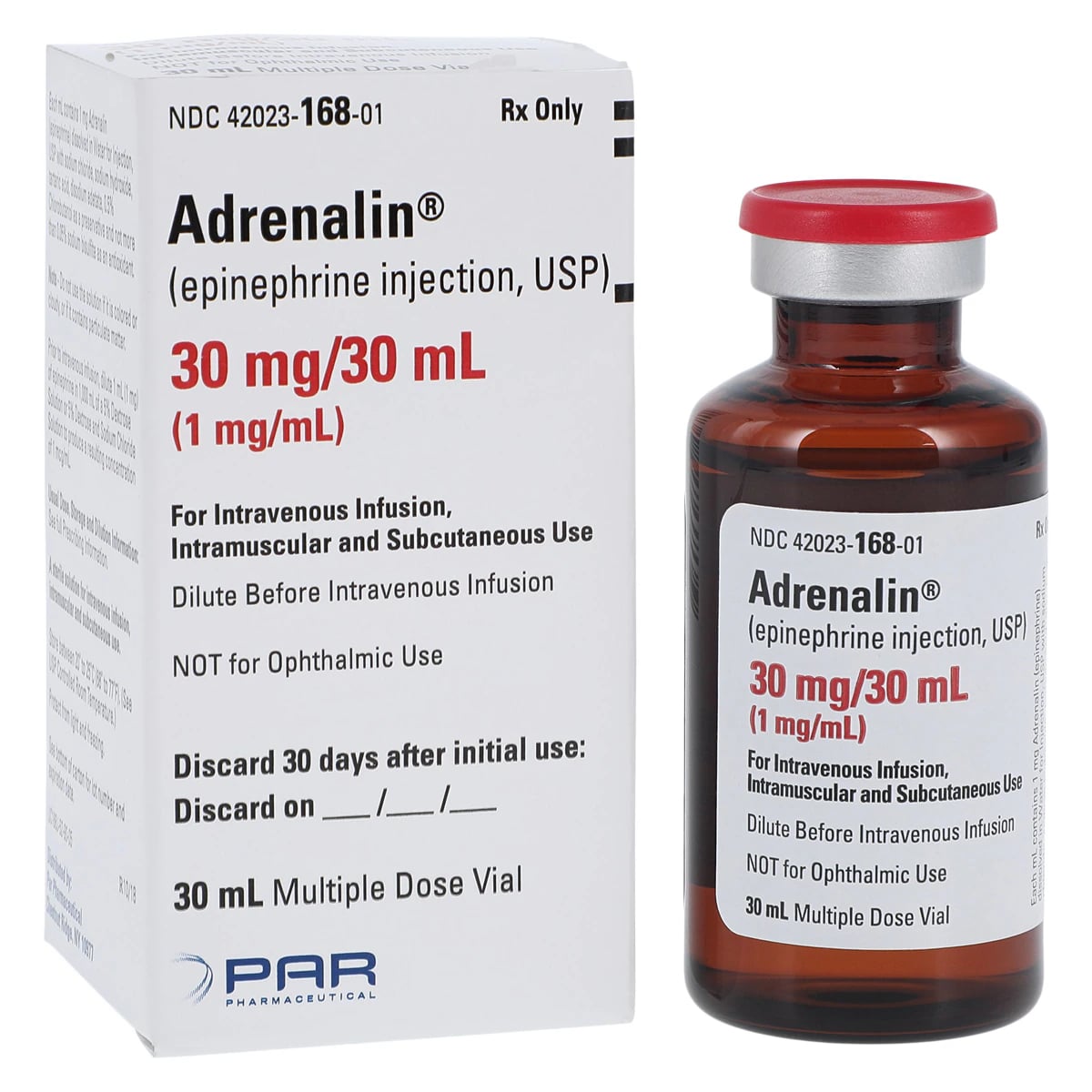 Adrenalin Injection 1mg/mL, Multi-Dose Vial (MDV), 30mL