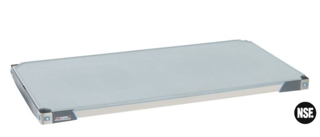 MetroMax i Solid Storage Shelf with Solid Mat, Polymer, Each
