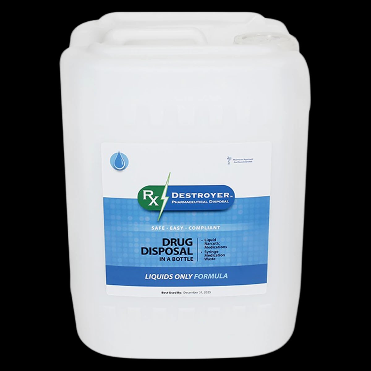 Disposal Drug Rx Destroyer, 5 Gallon Capacity, 17x13 inches