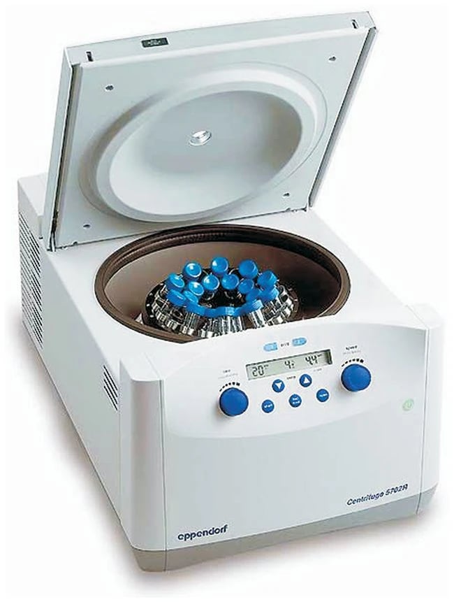 Eppendorf 5702R Refrigerated Centrifuge, 4x100mL Swinging Bucket Rotor, 50-60Hz