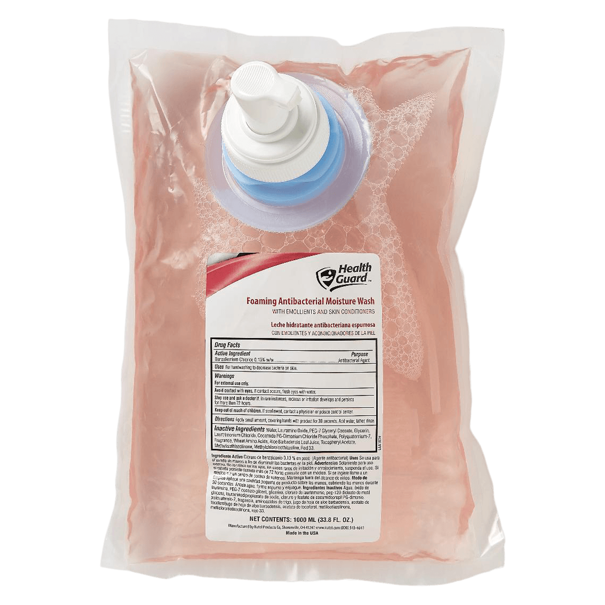 Medline Antimicrobial Foam Soap, 1000 mL Refill, 6/Case
