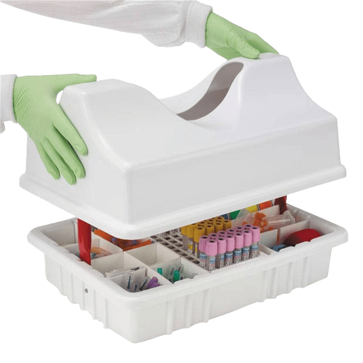 Marketlab Phlebotomy Tray Replacement Lid, White, 17 x 11.75 x 6.75 in, Each