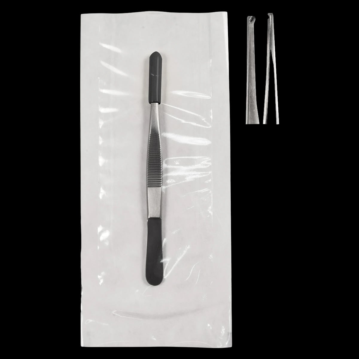 Sklar Econo Tissue Forceps, Straight, 5", Stainless Steel, Sterile, Single