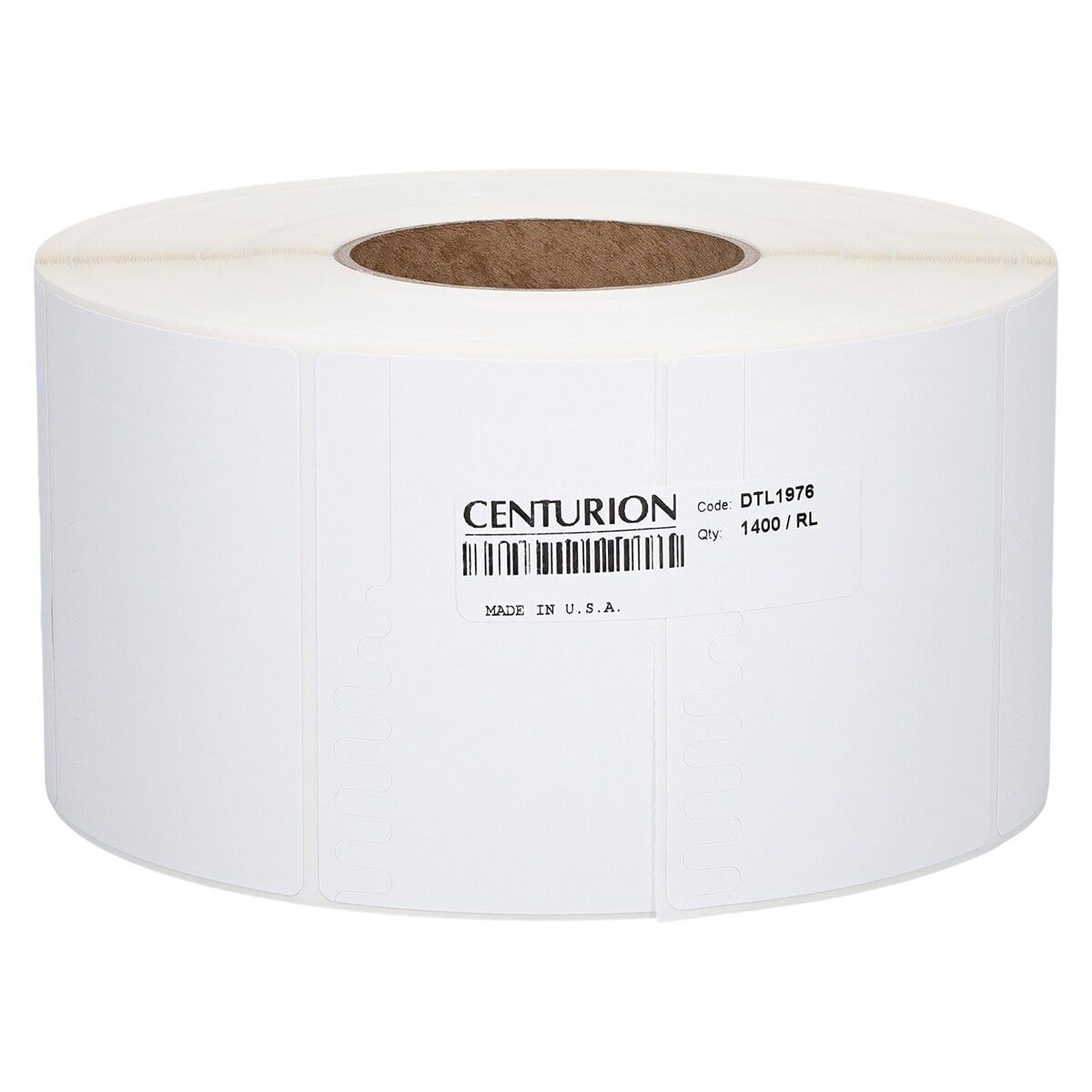 Medline Self-Shredding Labels, 4" x 3", 1400 per Roll, 4 Rolls per Box (5600 Total)
