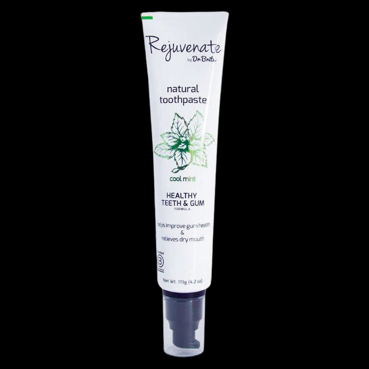 Dr. Brite Rejuvenate Healthy Teeth & Gum Toothpaste, Mint, Fluoride-Free, 4.2 oz