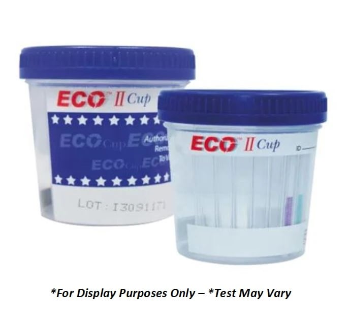 Hemosure ECO II Drugs of Abuse Test Cup with ETG, 12 Panel, 25/Box