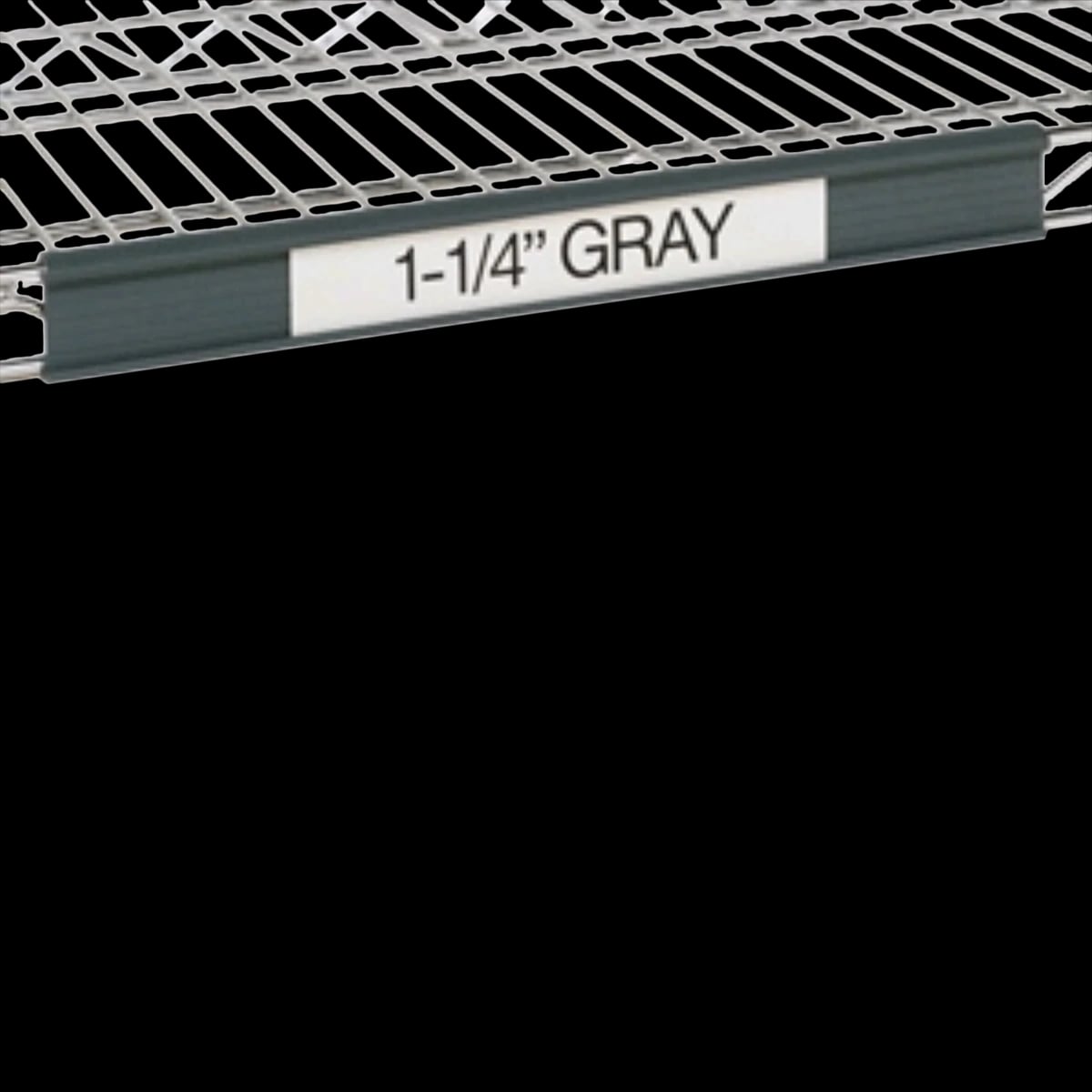 InterMetro Super Erecta Label Holder for Shelving, 4" x 1.25", Each