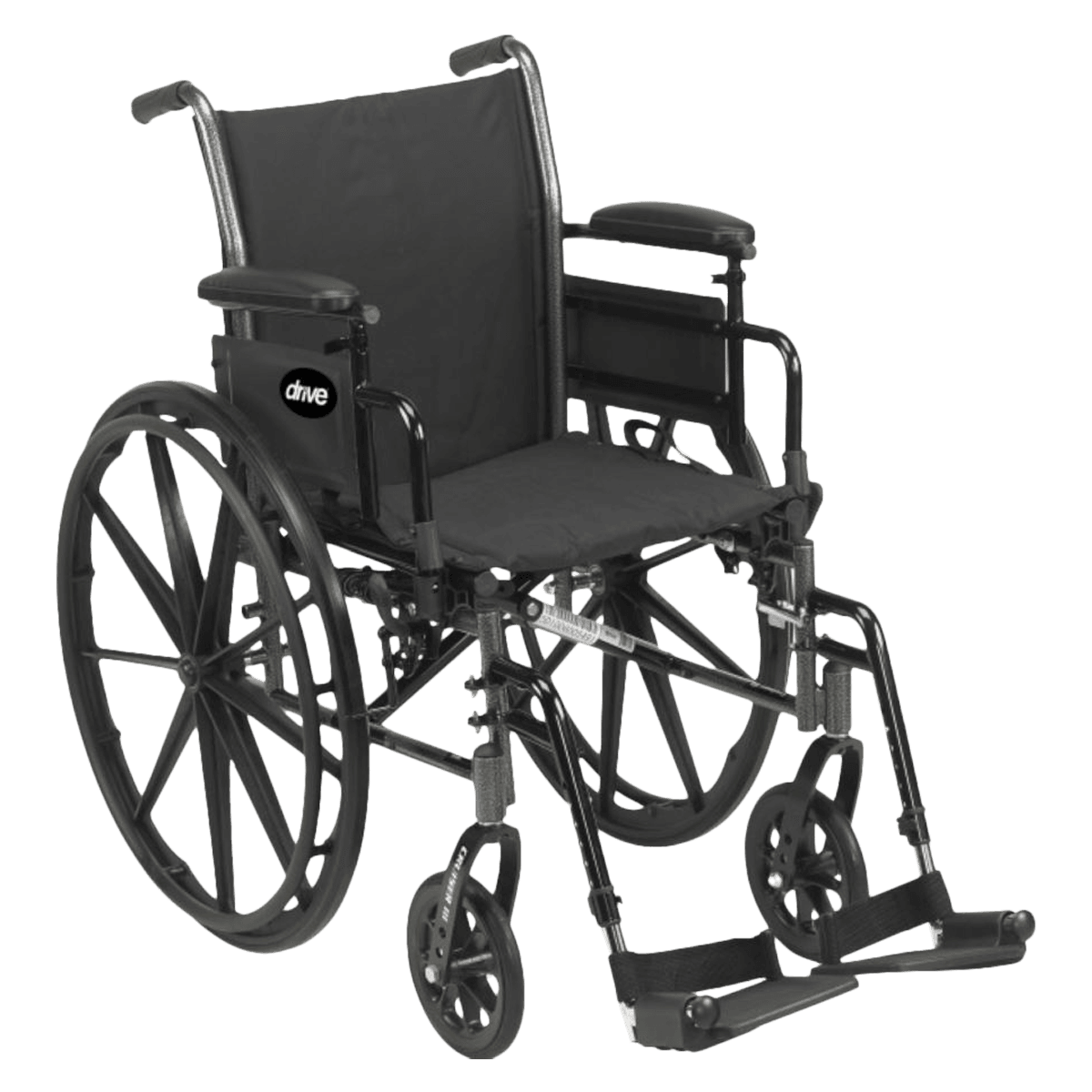 Drive Medical Cruiser III Wheelchair, 350 lb Capacity, Adult
