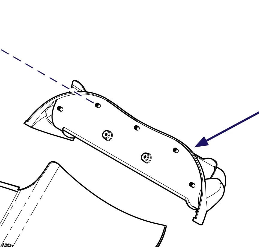 Midmark Paper Roll Assembly for Model 312 Examination Table