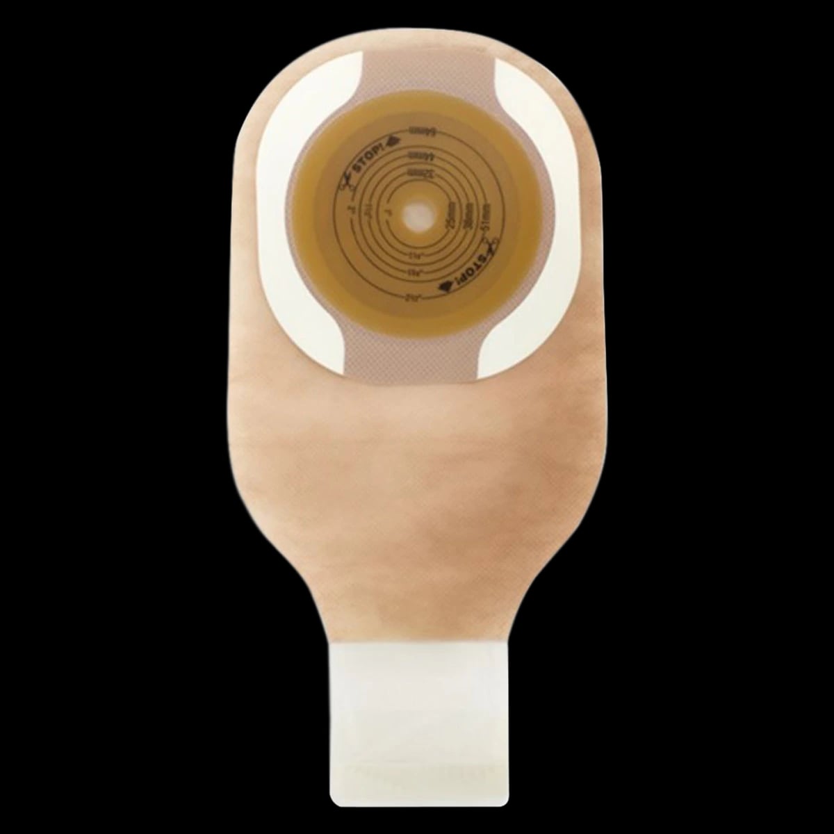 Hollister Premier One-Piece Drainable Ostomy Pouch, Transparent, 12"
