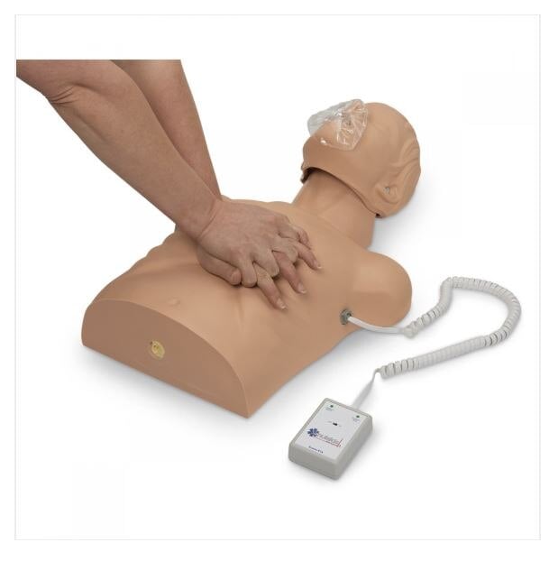 Nasco Healthcare Econo VTA CPR Trainer, Adult, 4-Pack with 3 Airways