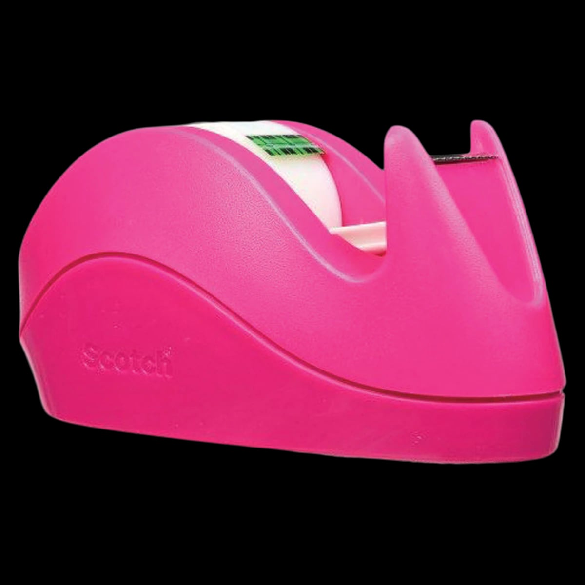 Scotch Magic Tape Dispenser, 3/4" x 350", Pink, Each