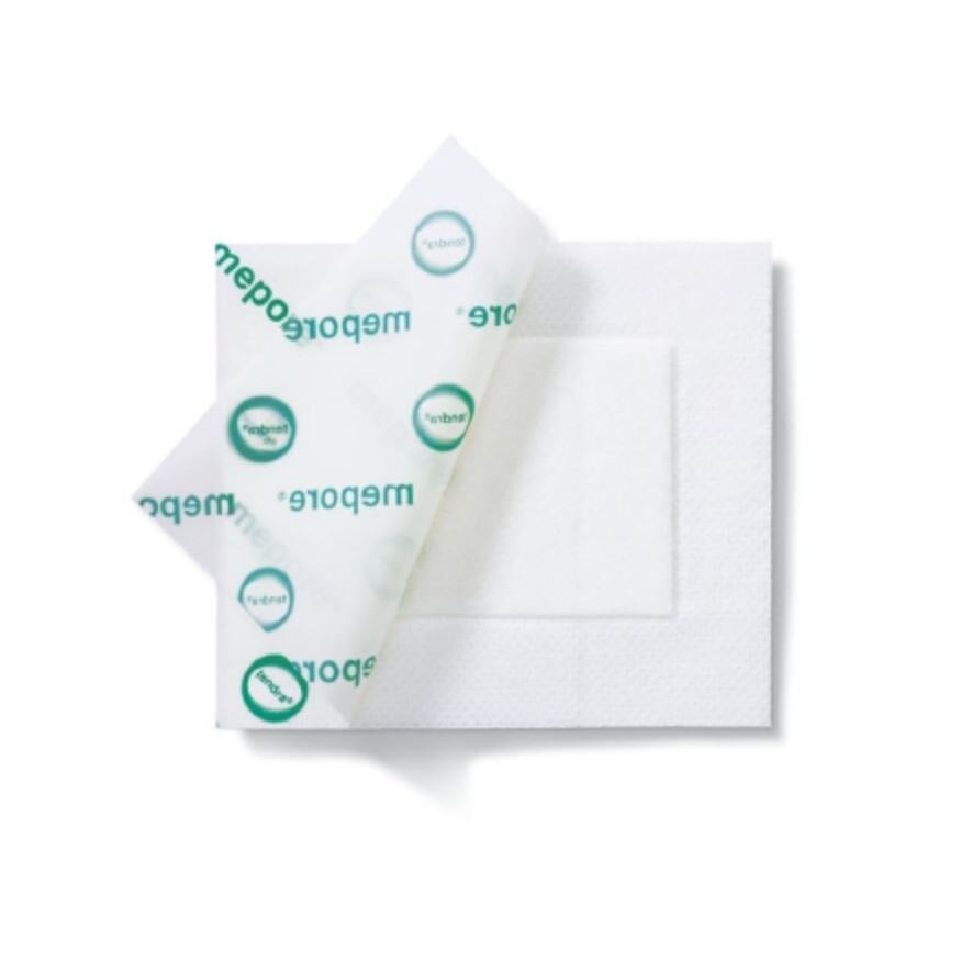 Cutimed Siltec B Silicone Foam Dressing, 3x3" Sterile, White, Super Absorbent