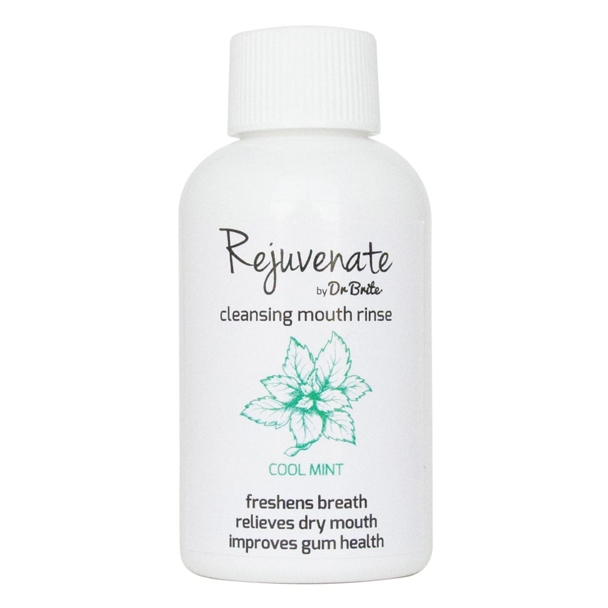 Dr. Brite Rejuvenate Healthy Gum Rinse, Cool Mint, Alcohol Free, 2 oz Sample Size, 24/Case
