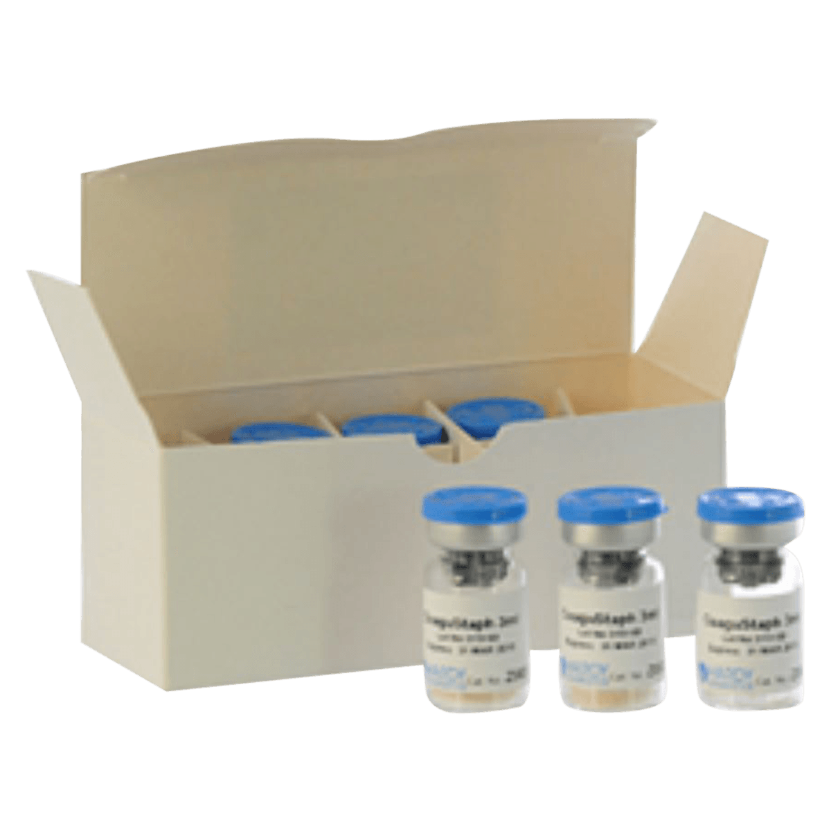 Hardy Diagnostics CoaguStaph Coagulase Plasma Rabbit Reagent Test, 6 x 3 mL Vials with EDTA, 6/Box