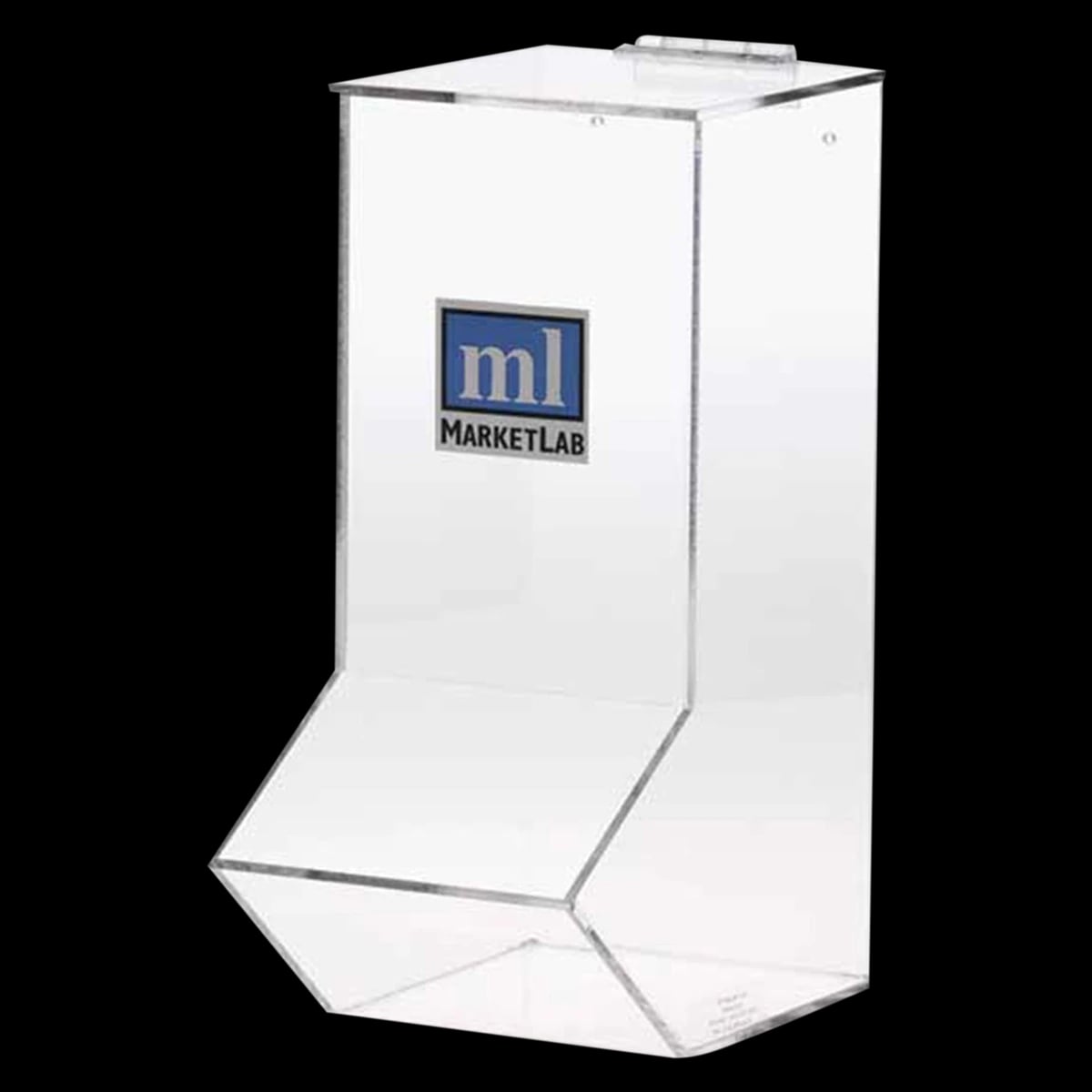 Marketlab Bulk PPE Wall Dispenser, Transparent, 6.5 in x 10.25 in x 14.75 in, Each