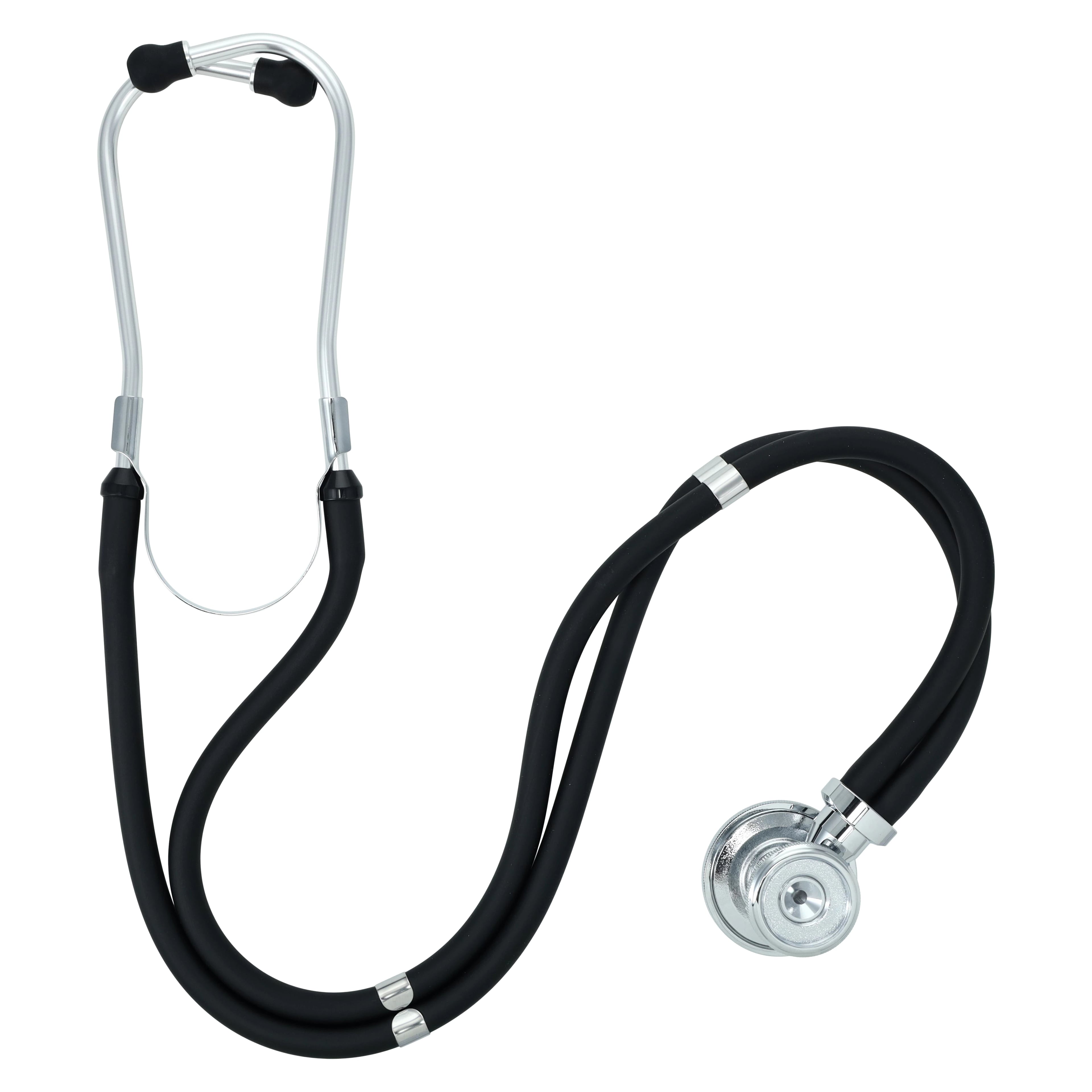 American Diagnostic Adscope 641 Sprague Rappaport Stethoscope, Adult/Pediatric, Black, Double Lumen Tubing