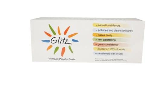 Glitz Prophy Paste Coarse, Peppermint, Gluten Free, Unit Dose Cups, 200/Box