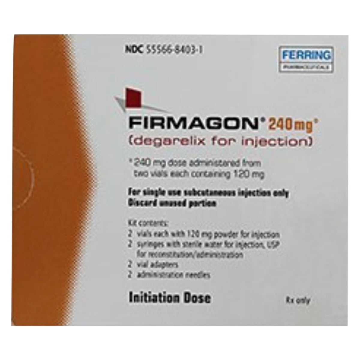Firmagon (degarelix) Injection 240 mg Kit, Single-Dose Vial
