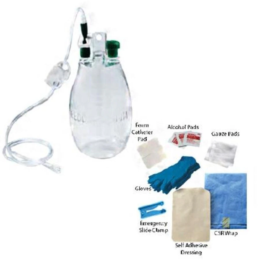 ASEPT Drainage Kit, 1000 mL Bottle