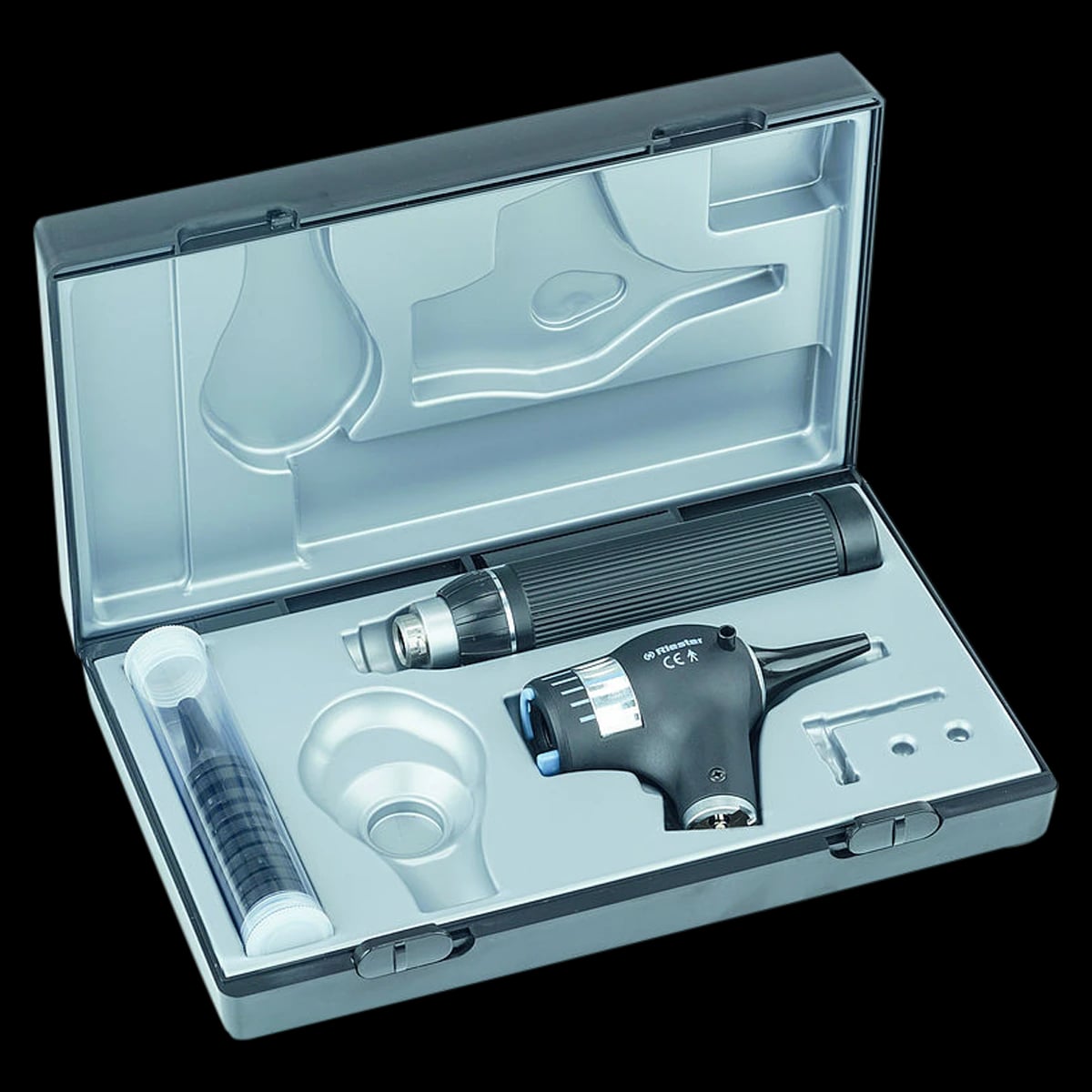 Riester Elite-Vue Macro-Otoscope, LED Rechargeable, 3.5V Handle Set